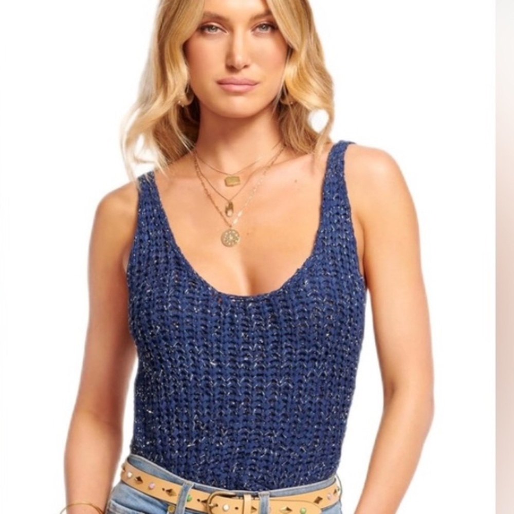 RAMY BROOK Ellis Scoop Neck Knit Tank
